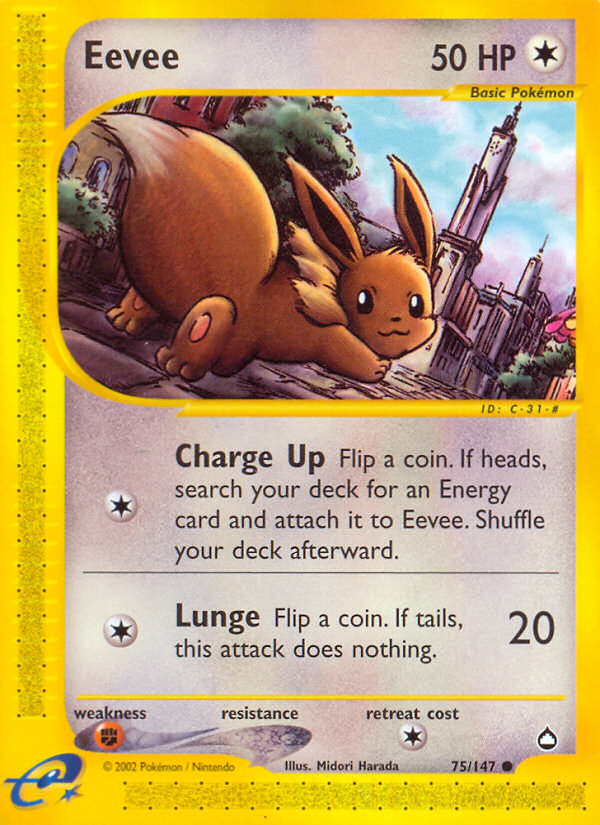 Eevee (75/147) [Aquapolis] | Play N Trade Winnipeg