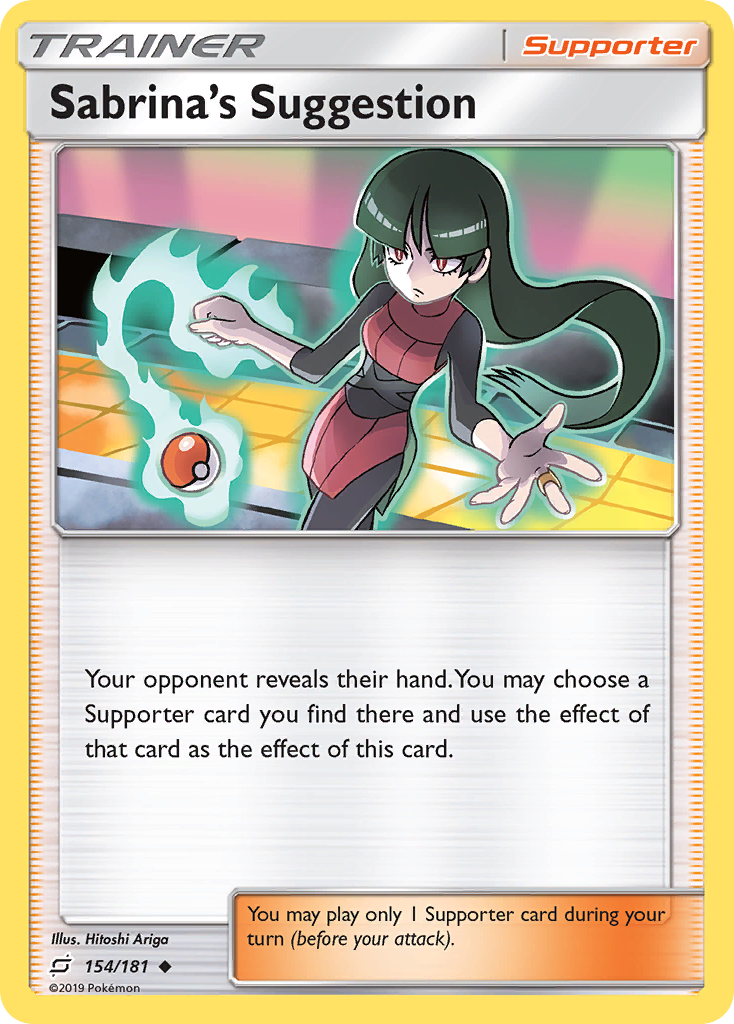 Sabrina's Suggestion (154/181) [Sun & Moon: Team Up] | Play N Trade Winnipeg