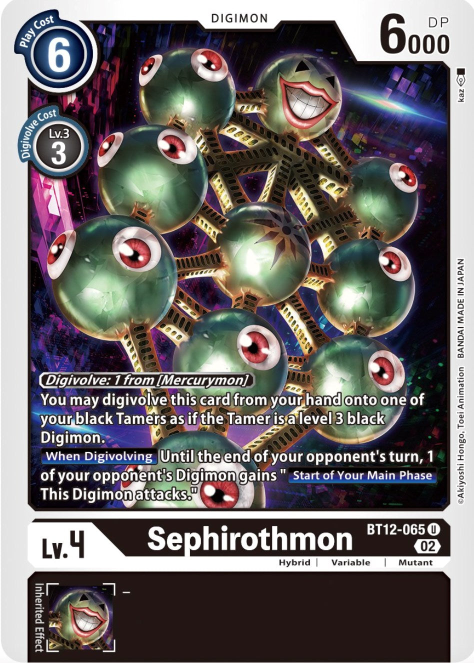 Sephirothmon [BT12-065] [Across Time] | Play N Trade Winnipeg