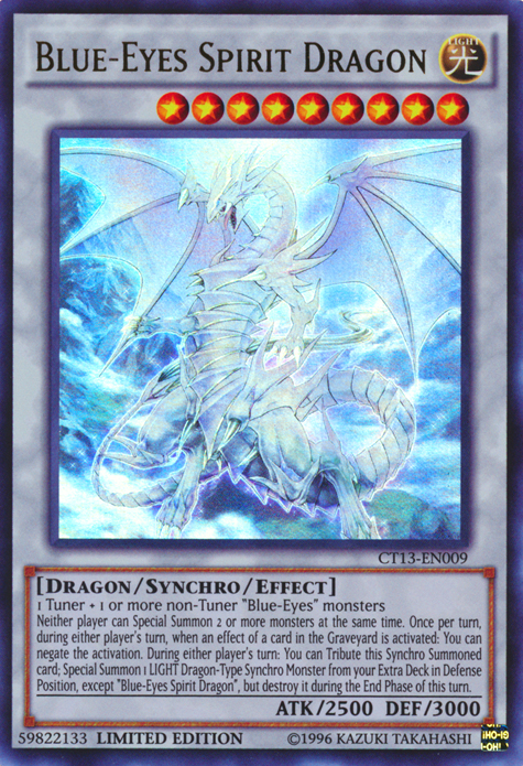 Blue-Eyes Spirit Dragon [CT13-EN009] Ultra Rare | Play N Trade Winnipeg