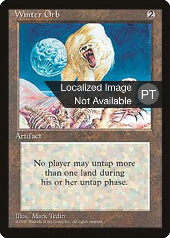 Winter Orb [Fourth Edition (Foreign Black Border)] | Play N Trade Winnipeg