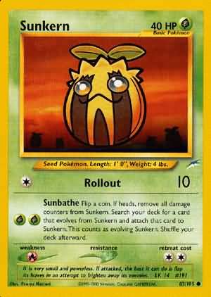 Sunkern (83/105) [Neo Destiny Unlimited] | Play N Trade Winnipeg