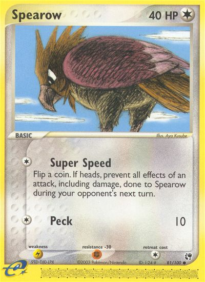 Spearow (81/100) [EX: Sandstorm] | Play N Trade Winnipeg