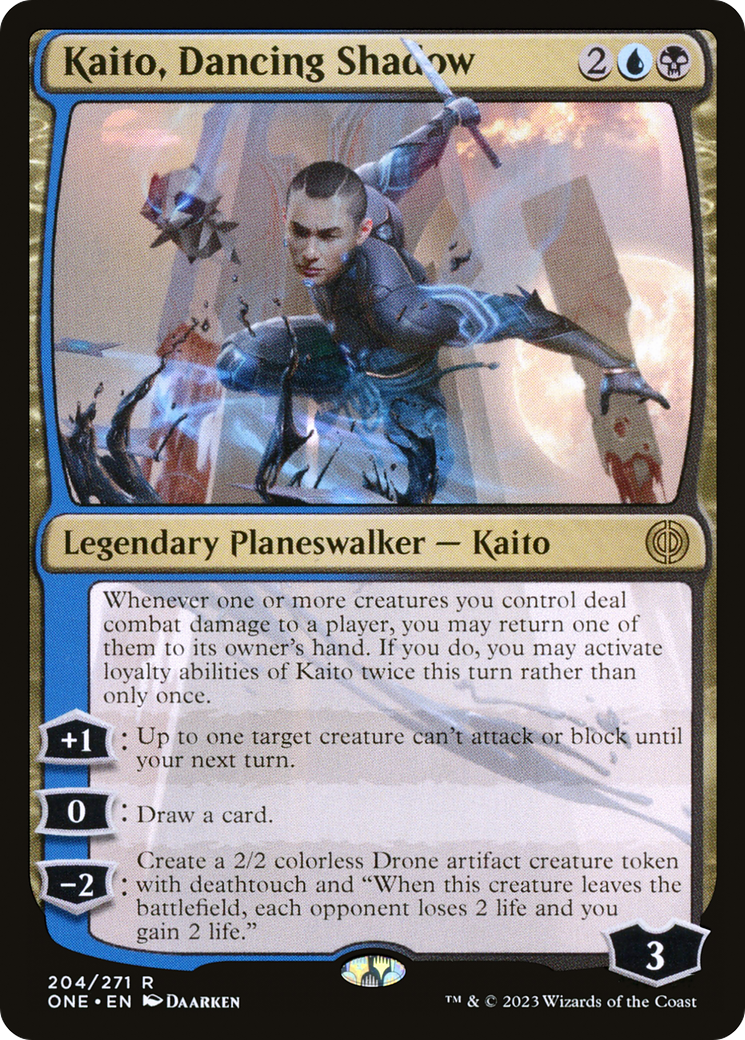 Kaito, Dancing Shadow [Phyrexia: All Will Be One] | Play N Trade Winnipeg