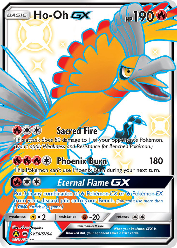 Ho-Oh GX (SV50/SV94) [Sun & Moon: Hidden Fates - Shiny Vault] | Play N Trade Winnipeg