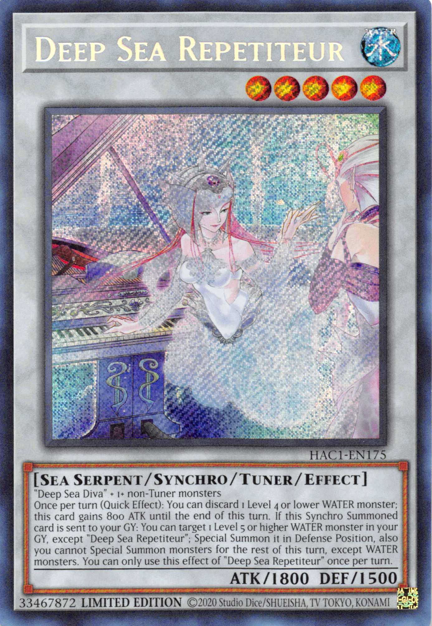 Deep Sea Repetiteur [HAC1-EN175] Secret Rare | Play N Trade Winnipeg