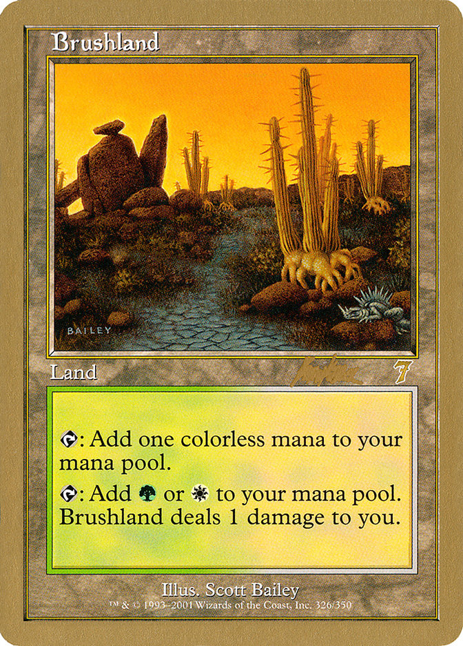 Brushland (Brian Kibler) [World Championship Decks 2002] | Play N Trade Winnipeg