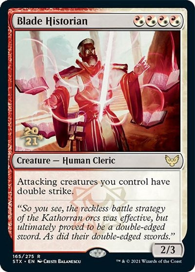 Blade Historian [Strixhaven: School of Mages Prerelease Promos] | Play N Trade Winnipeg