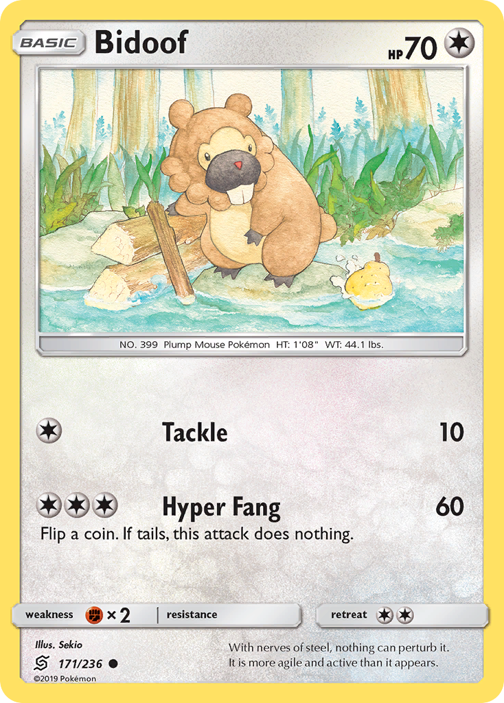 Bidoof (171/236) [Sun & Moon: Unified Minds] | Play N Trade Winnipeg