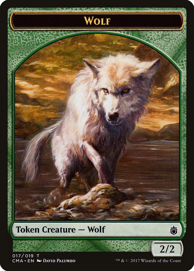 Wolf (017/019) [Commander Anthology Tokens] | Play N Trade Winnipeg