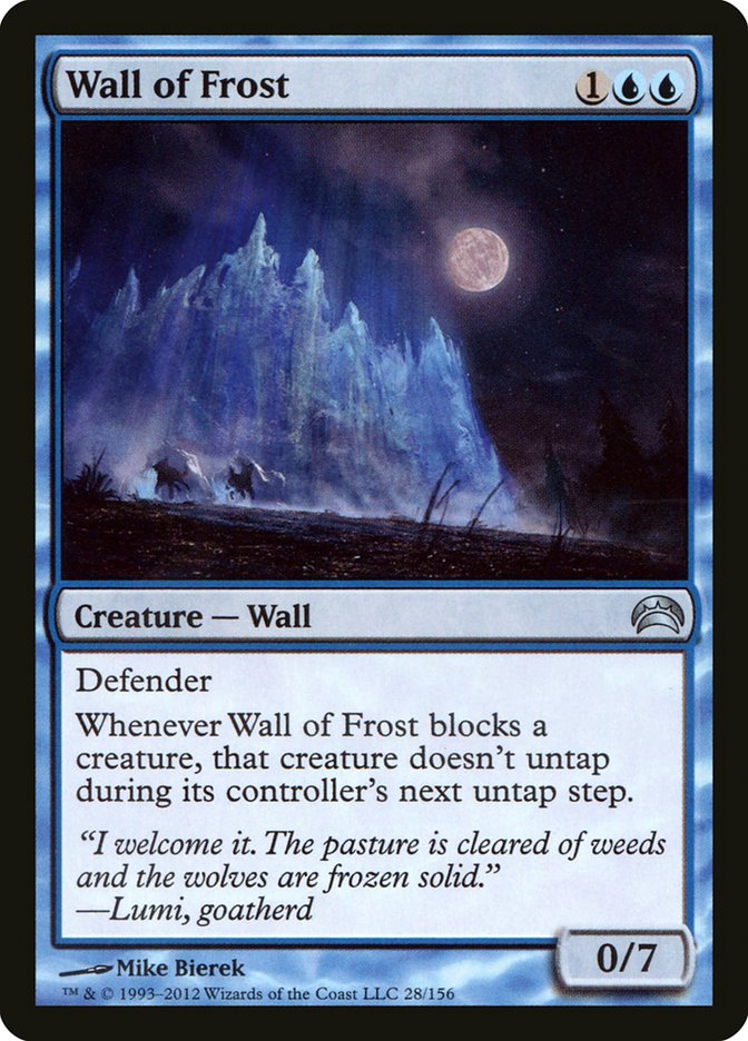Wall of Frost [Planechase 2012] | Play N Trade Winnipeg