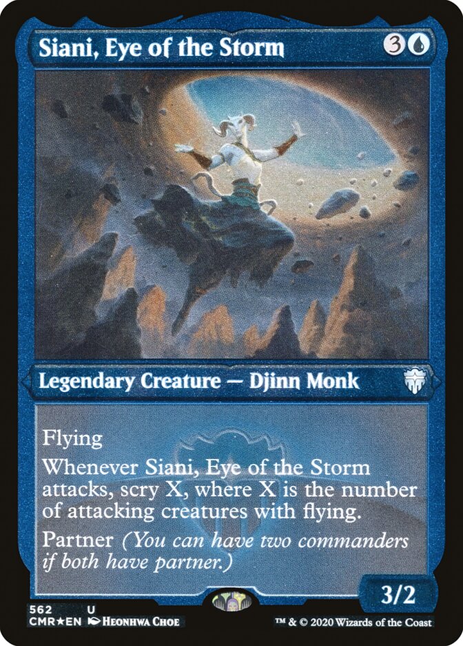 Siani, Eye of the Storm (Etched) [Commander Legends] | Play N Trade Winnipeg