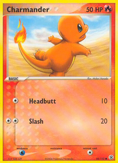 Charmander (58/112) [EX: FireRed & LeafGreen] | Play N Trade Winnipeg