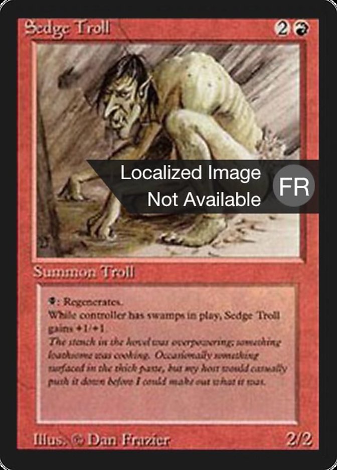 Sedge Troll [Foreign Black Border] | Play N Trade Winnipeg