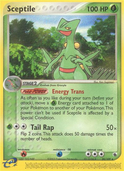 Sceptile (20/109) [EX: Ruby & Sapphire] | Play N Trade Winnipeg