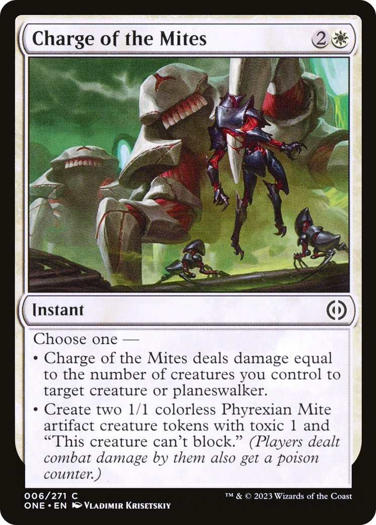 Charge of the Mites [Phyrexia: All Will Be One] | Play N Trade Winnipeg