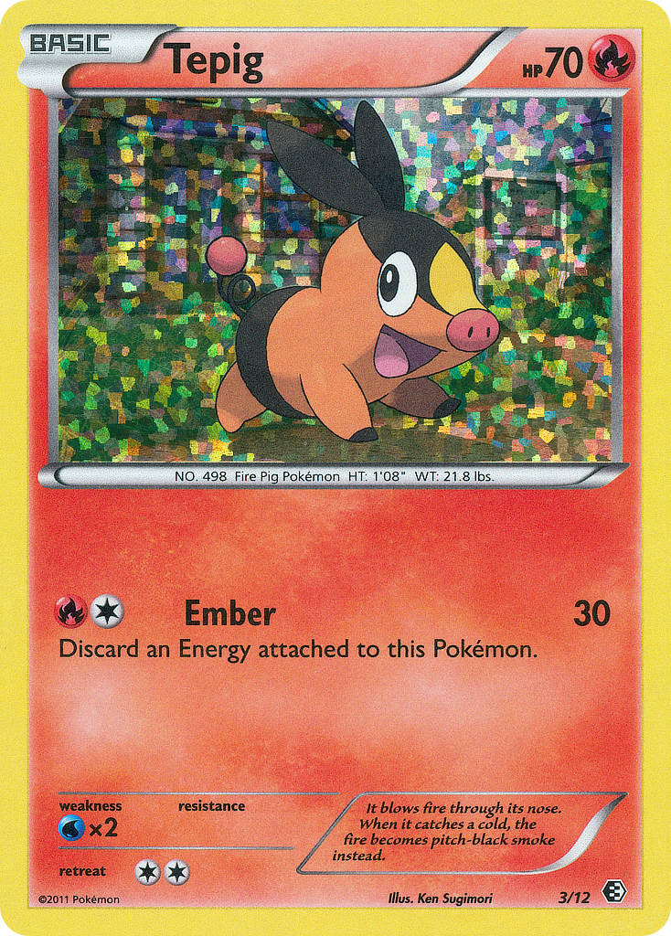 Tepig (3/12) [McDonald's Promos: 2011 Collection] | Play N Trade Winnipeg