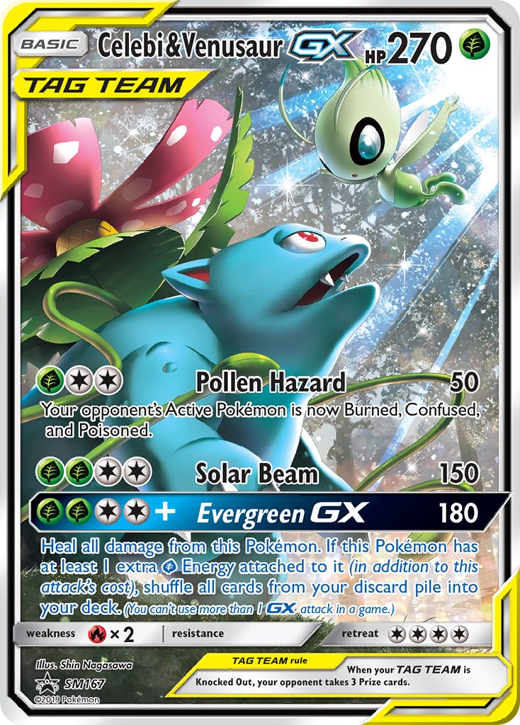 Celebi & Venusaur GX (SM167) [Sun & Moon: Black Star Promos] | Play N Trade Winnipeg