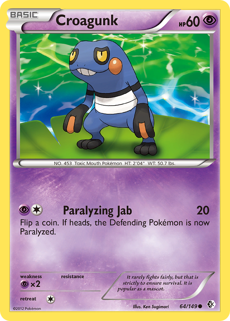 Croagunk (64/149) [Black & White: Boundaries Crossed] | Play N Trade Winnipeg