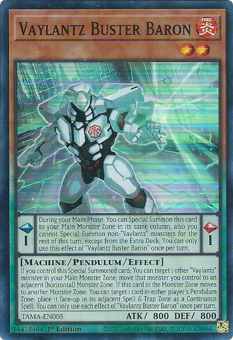 Vaylantz Buster Baron [TAMA-EN005] Super Rare | Play N Trade Winnipeg