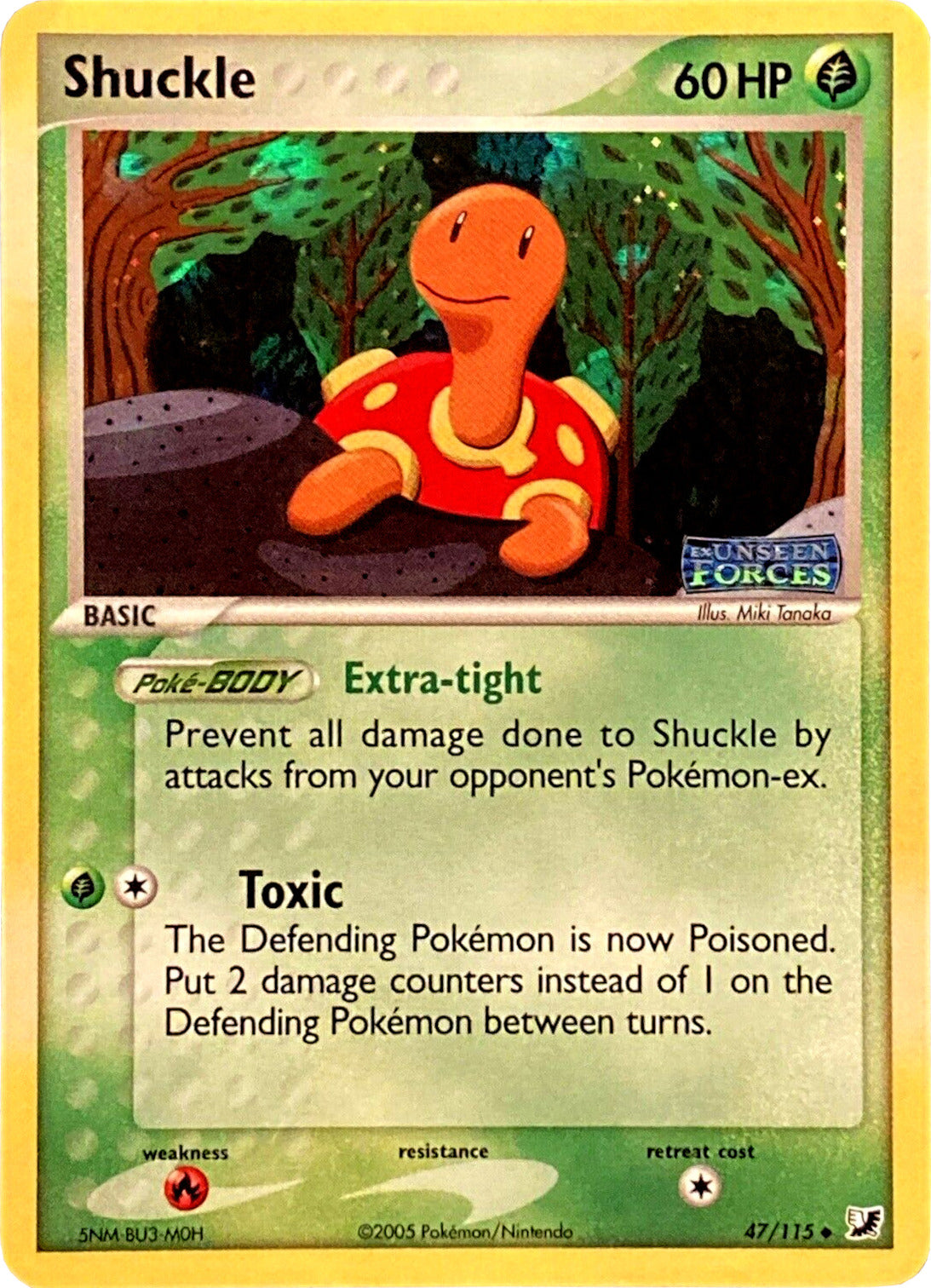 Shuckle (47/115) (Stamped) [EX: Unseen Forces] | Play N Trade Winnipeg