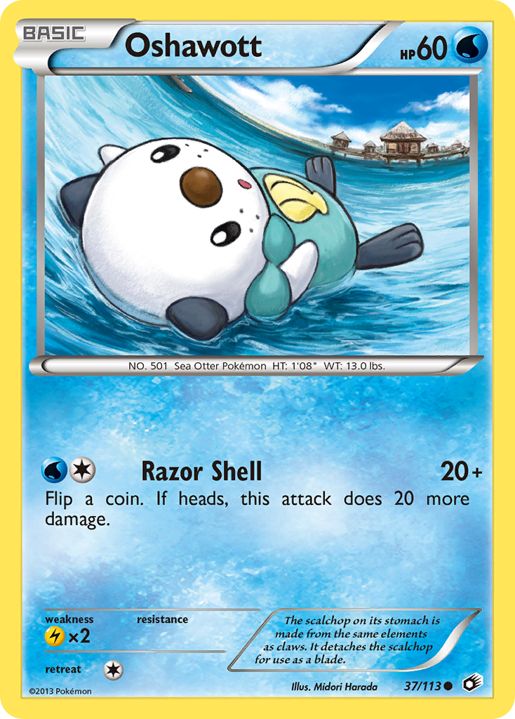 Oshawott (37/113) [Black & White: Legendary Treasures] | Play N Trade Winnipeg