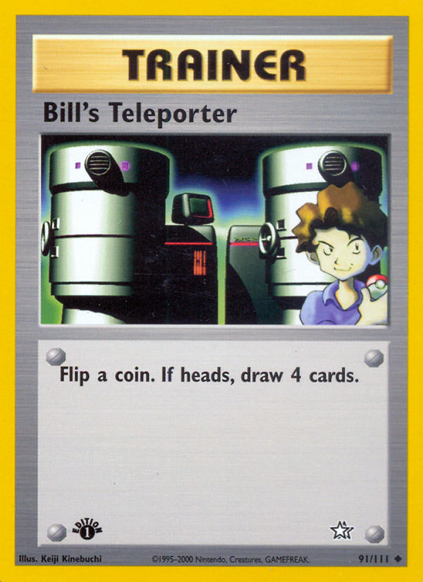 Bill's Teleporter (91/111) [Neo Genesis 1st Edition] | Play N Trade Winnipeg