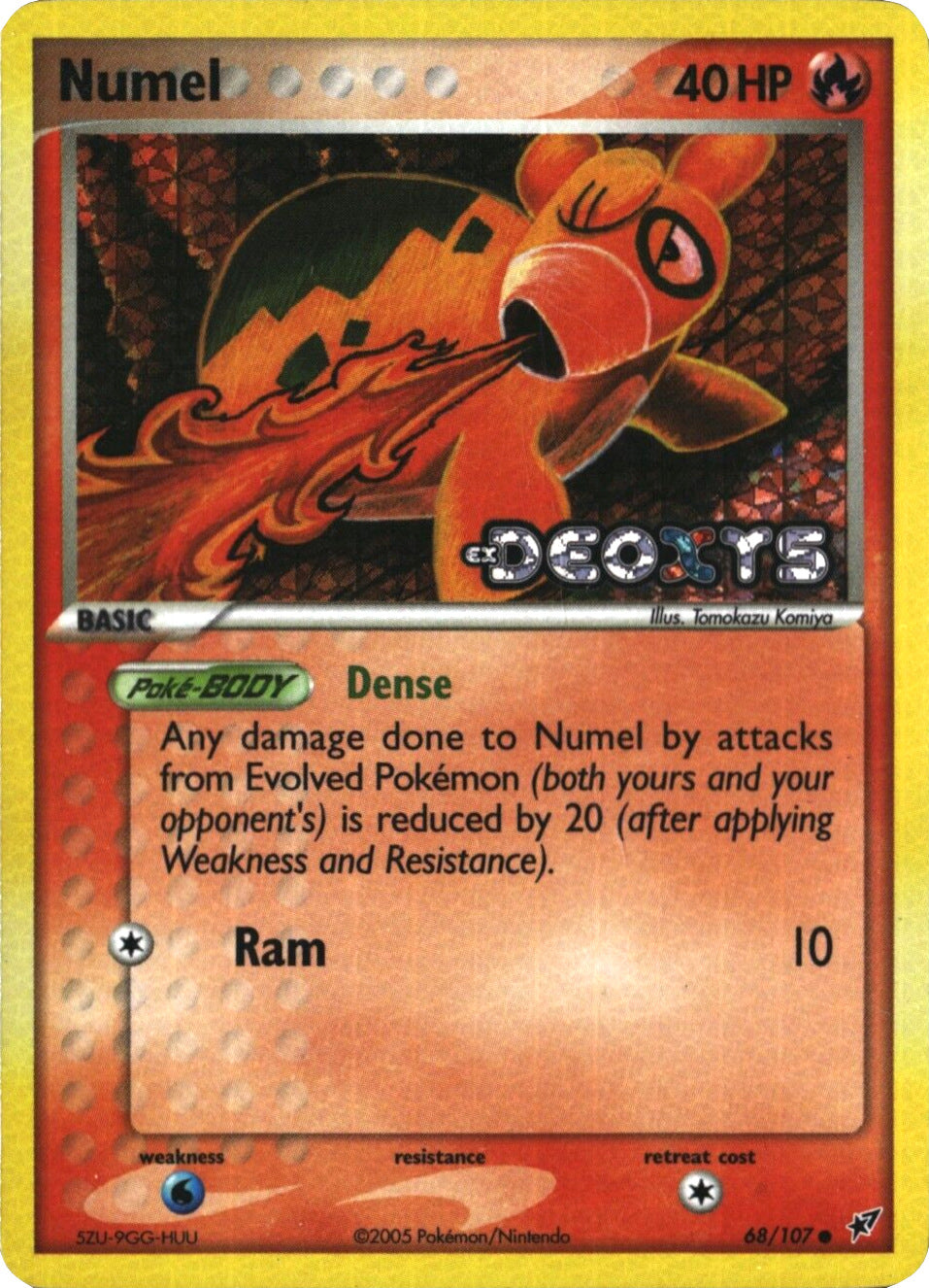 Numel (68/107) (Stamped) [EX: Deoxys] | Play N Trade Winnipeg