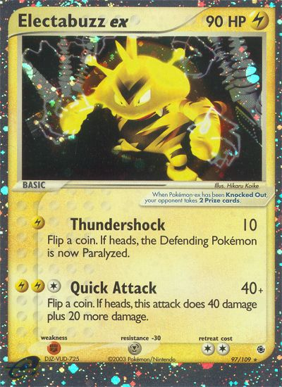 Electabuzz ex (97/109) [EX: Ruby & Sapphire] | Play N Trade Winnipeg