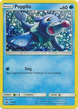 Popplio (SM03) (General Mills Promo) [Sun & Moon: Black Star Promos] | Play N Trade Winnipeg