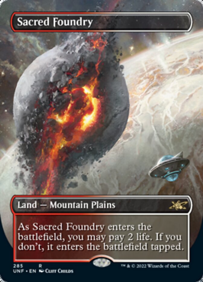 Sacred Foundry (Borderless) [Unfinity] | Play N Trade Winnipeg