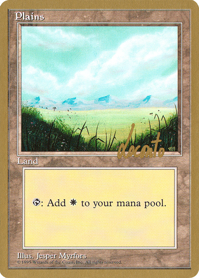 Plains (ml366) (Michael Loconto) [Pro Tour Collector Set] | Play N Trade Winnipeg