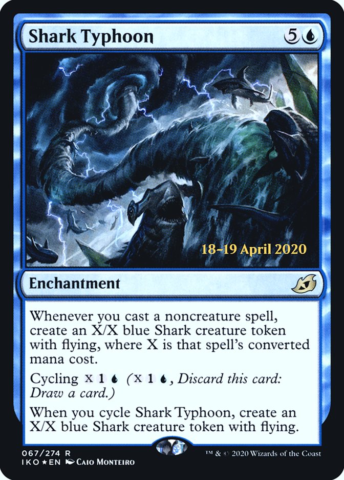 Shark Typhoon  [Ikoria: Lair of Behemoths Prerelease Promos] | Play N Trade Winnipeg