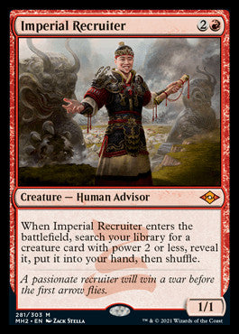 Imperial Recruiter (Foil Etched) [Modern Horizons 2] | Play N Trade Winnipeg