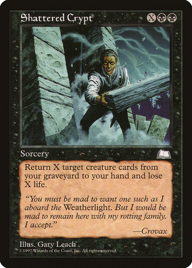 Shattered Crypt [Weatherlight] | Play N Trade Winnipeg