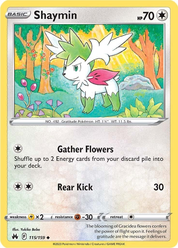 Shaymin (115/159) [Sword & Shield: Crown Zenith] | Play N Trade Winnipeg