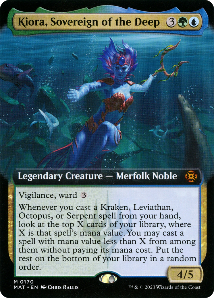 Kiora, Sovereign of the Deep (Extended Art) [March of the Machine: The Aftermath] | Play N Trade Winnipeg