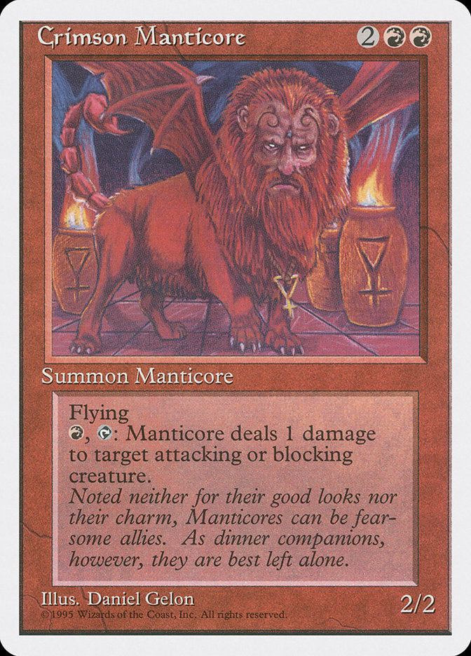 Crimson Manticore [Fourth Edition] | Play N Trade Winnipeg