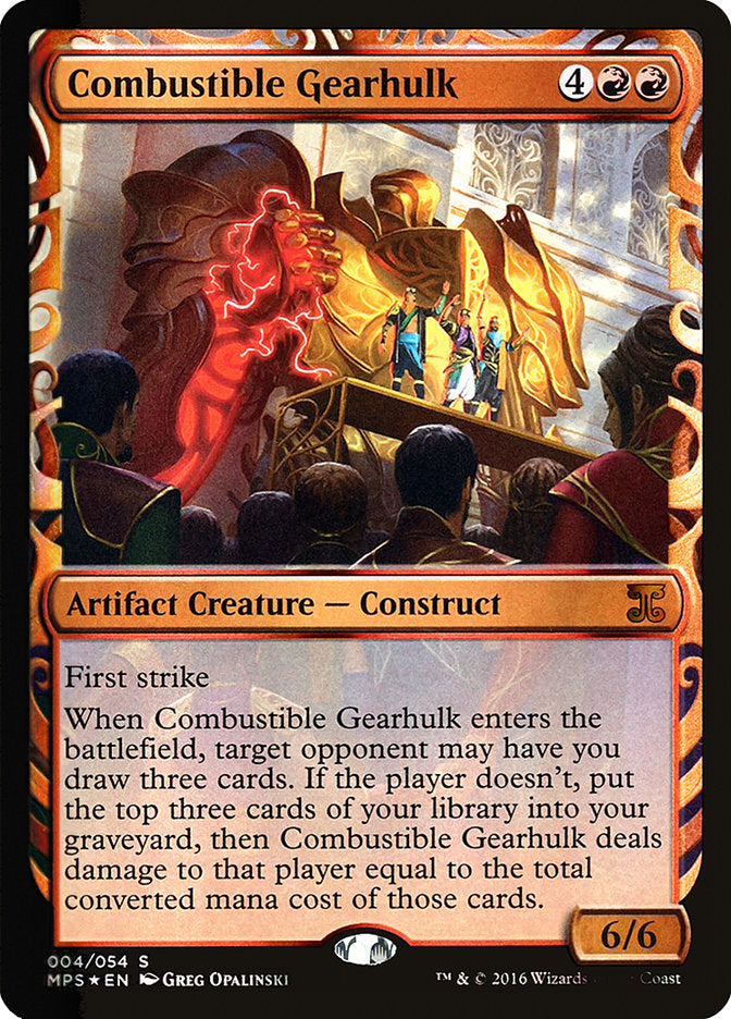 Combustible Gearhulk [Kaladesh Inventions] | Play N Trade Winnipeg