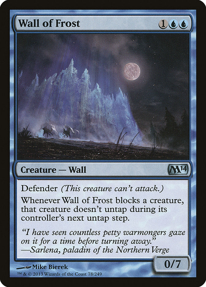 Wall of Frost [Magic 2014] | Play N Trade Winnipeg