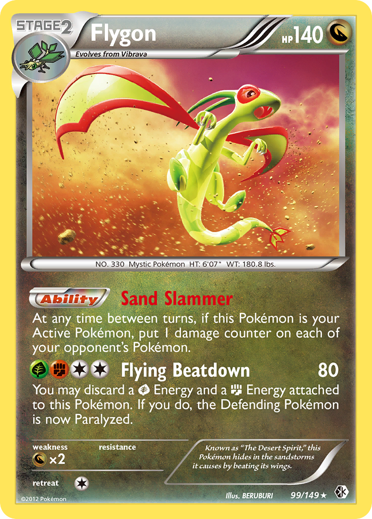 Flygon (99/149) [Black & White: Boundaries Crossed] | Play N Trade Winnipeg