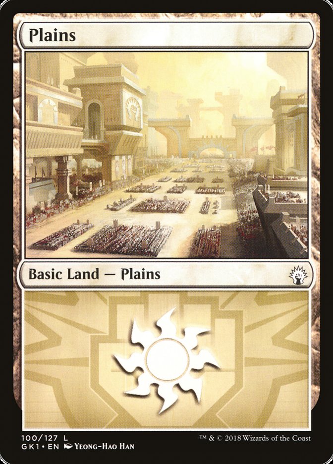 Plains (100) [Guilds of Ravnica Guild Kit] | Play N Trade Winnipeg