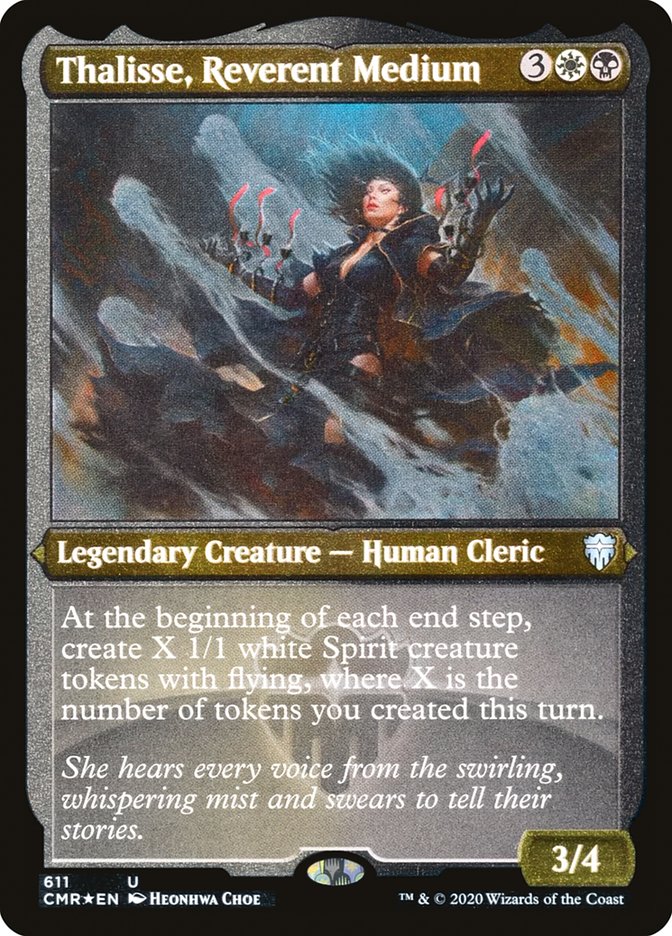 Thalisse, Reverent Medium (Etched) [Commander Legends] | Play N Trade Winnipeg