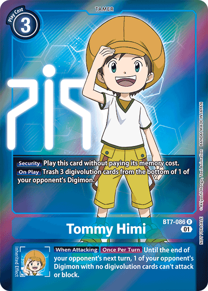 Tommy Himi [BT7-086] (Alternative Art - Box Topper) [Next Adventure] | Play N Trade Winnipeg