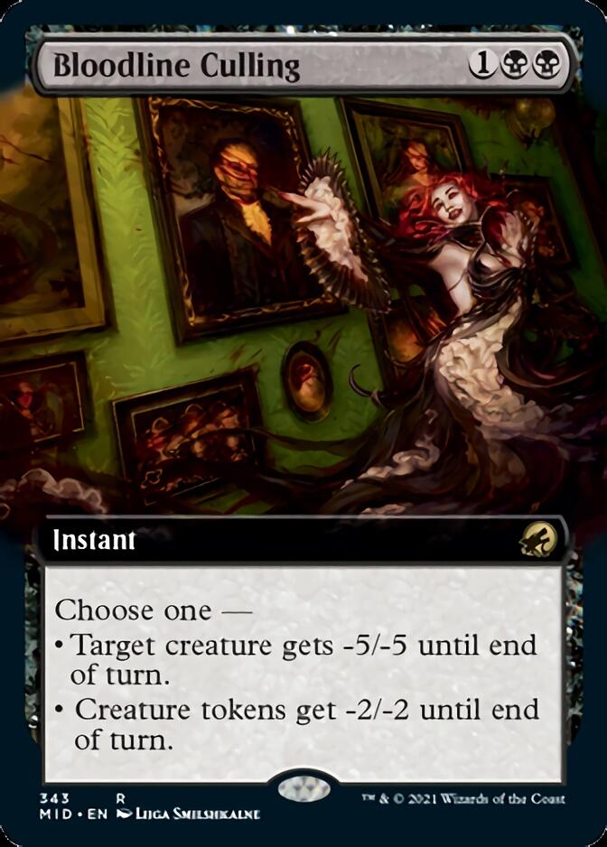 Bloodline Culling (Extended) [Innistrad: Midnight Hunt] | Play N Trade Winnipeg