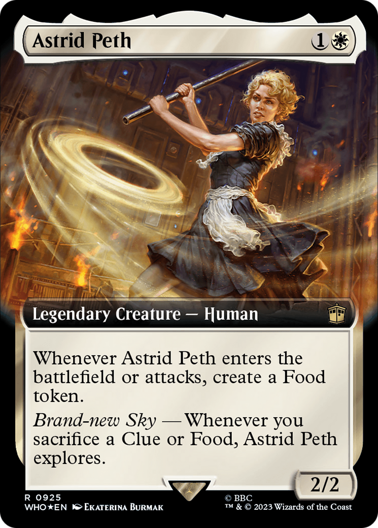 Astrid Peth (Extended Art) (Surge Foil) [Doctor Who] | Play N Trade Winnipeg