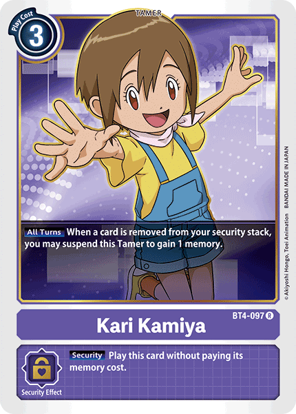 Kari Kamiya [BT4-097] [Great Legend] | Play N Trade Winnipeg