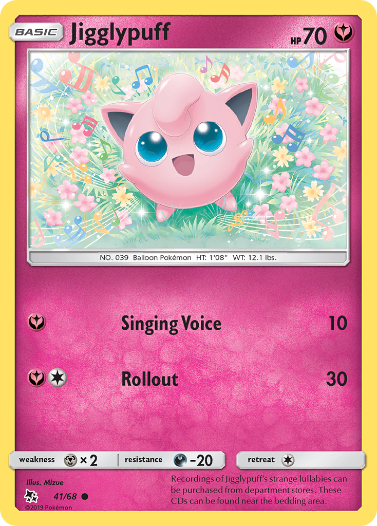 Jigglypuff (41/68) [Sun & Moon: Hidden Fates] | Play N Trade Winnipeg