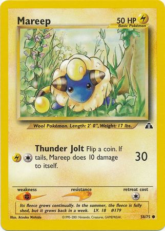 Mareep (58/75) [Neo Discovery Unlimited] | Play N Trade Winnipeg