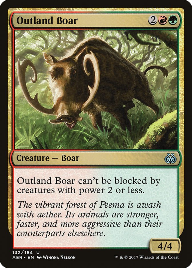 Outland Boar [Aether Revolt] | Play N Trade Winnipeg